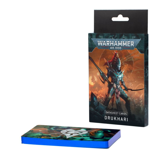 Warhammer 40,000: Drukhari Datacards – Karty jednostek Mrocznych Eldarów (EN)